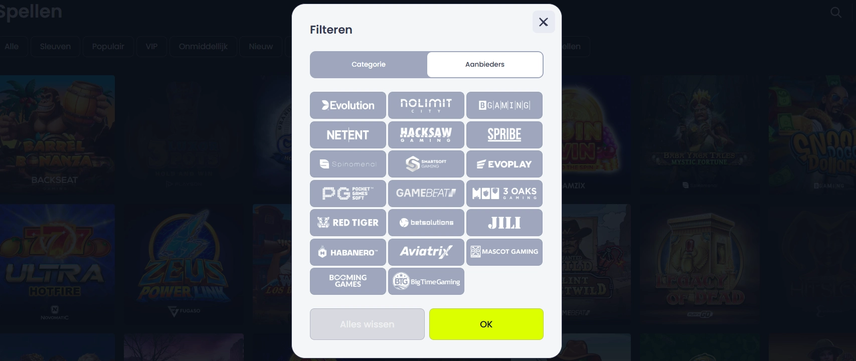 Starzino Casino providers top game-ontwikkelaars op één plek