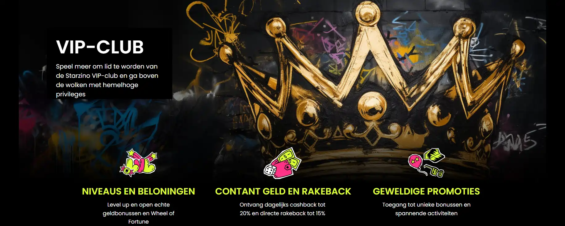 Starzino Casino VIP Club exclusieve bonussen en voordelen